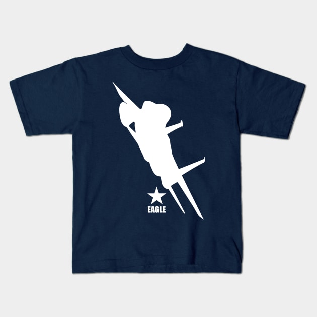 F-15 Eagle Kids T-Shirt by TCP